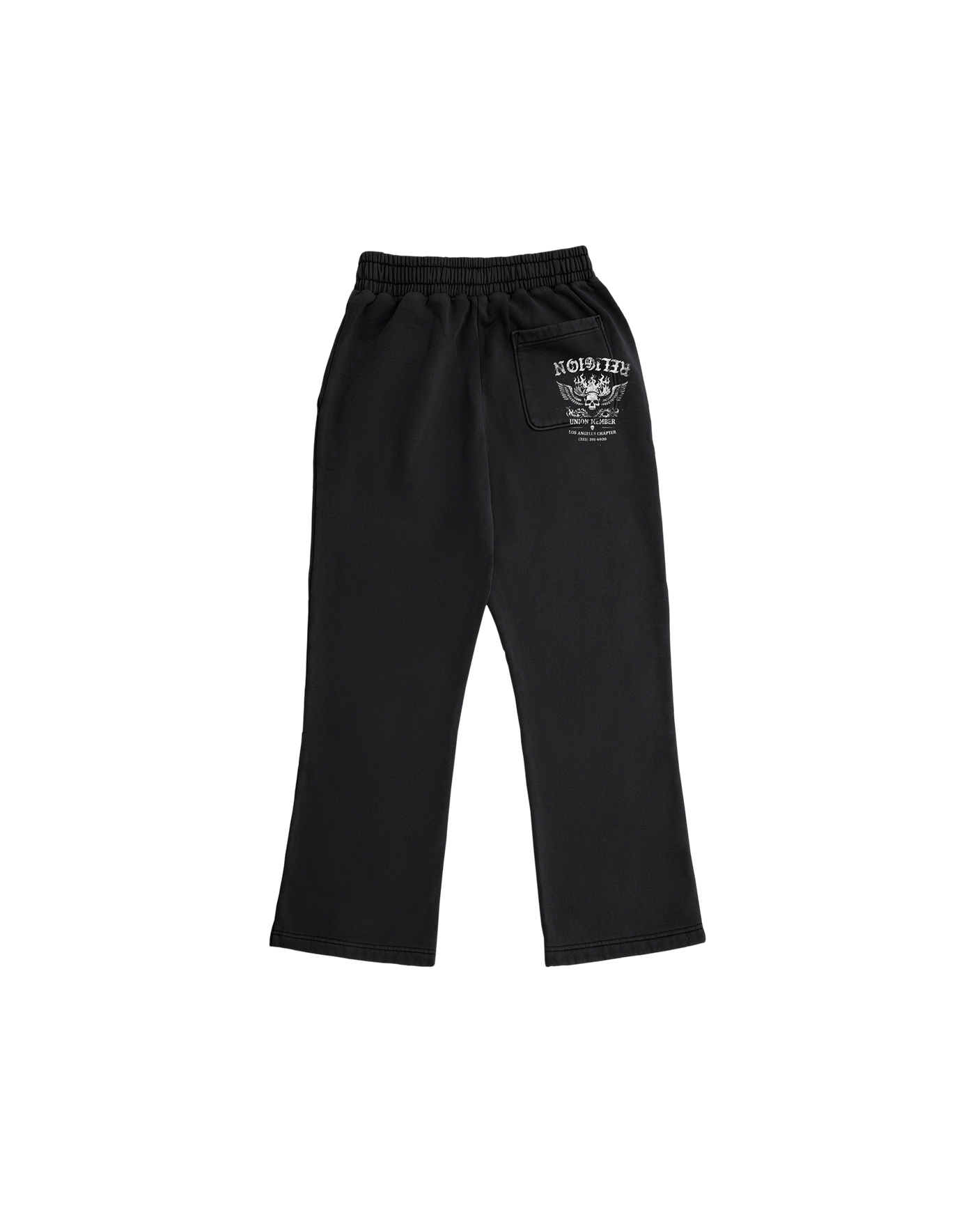 Union Member Sweatpants — Black — back
