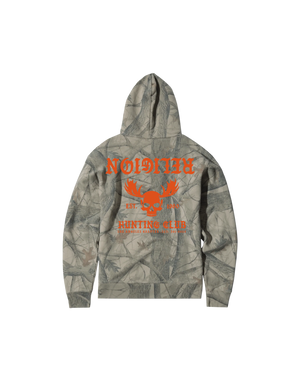 Hunting Club Hoodie — Camo — back