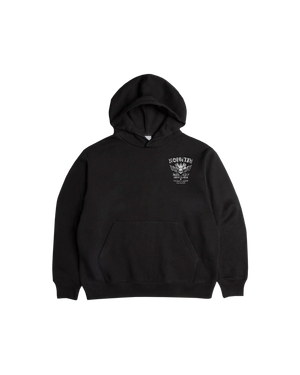 Union Member Hoodie — Black — front