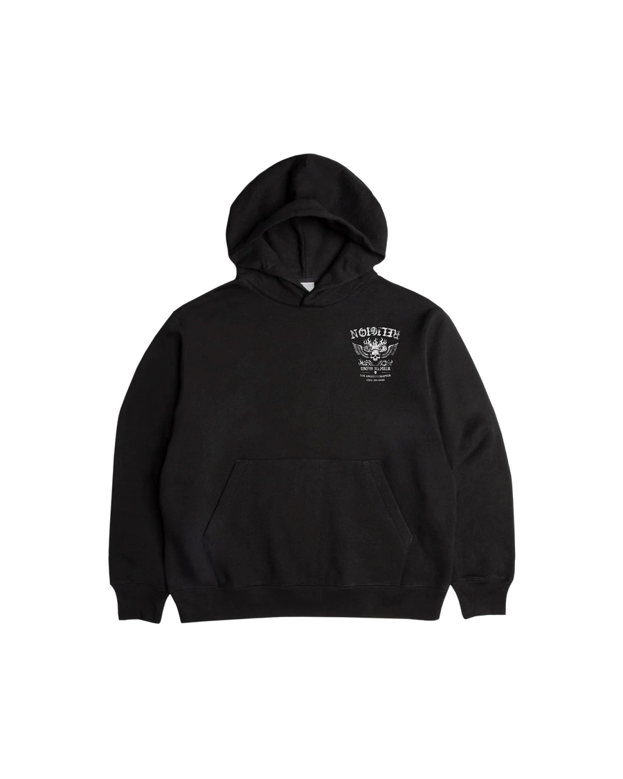 Union Member Hoodie — Black — front