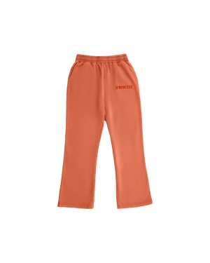 No Religion Sweatpants — Orange — front